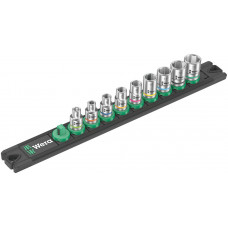 DOP-MAGNEETSTRIP, A 4 ZYKLOP DOPPEN, 1/4" AANDRIJVING, 9-DELIG