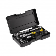 DOPSLEUTELSET COMPACT 1/4" – 37 DELIG