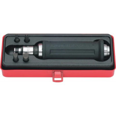 1/2" SLAGSCHROEVENDRAAIERSET IN CASSETTE 2 PLATTE EN 2 PHILLIPS-BITS