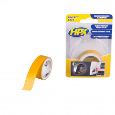REFLECTERENDE TAPE GEEL 19MM -1.50 MTR.